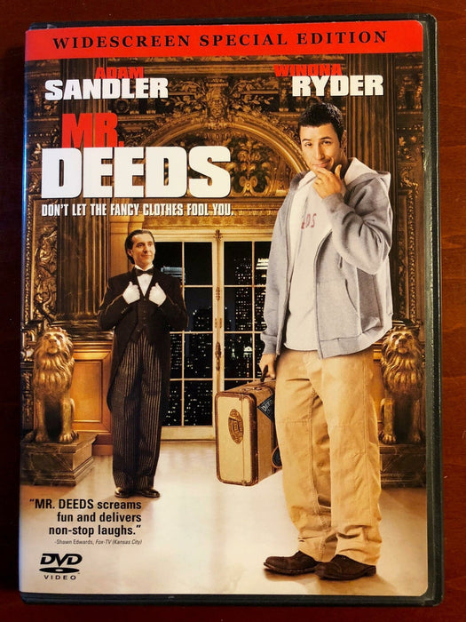Mr. Deeds (DVD, 2002, Special Edition - Widescreen) - K9 - for just $1.99! 