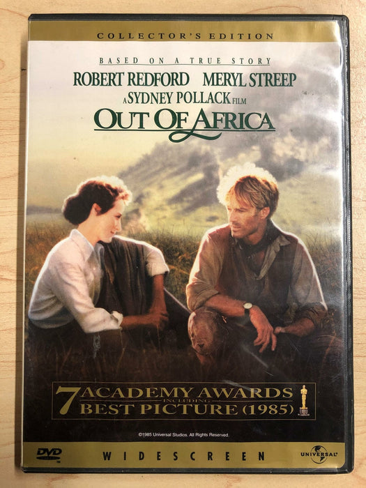Out of Africa (DVD, 1985, Collectors Edition, Widescreen) - L05 - for just $3.25! 