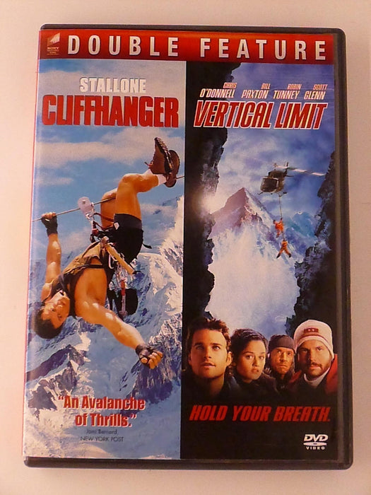 Cliffhanger - Vertical Limit (DVD, double feature) - K8 - for just $5.99! 