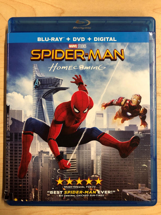 Spider-Man Homecoming (Blu-ray and DVD, Marvel, 2017) - K8 - for just $3.99! 