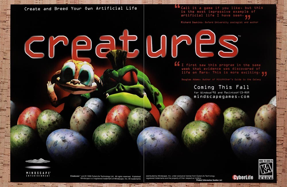 1997 Creatures PC Original Ad v1 - for just $21.49! 