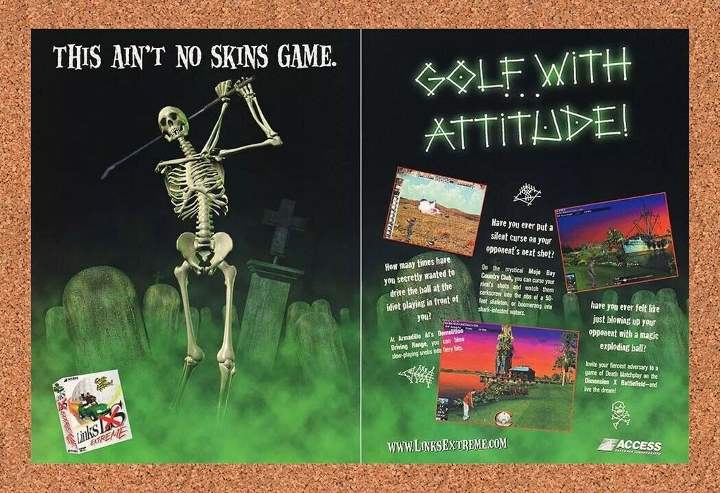 2000 Links Extreme Golf PC Halloween Original Ad - for just $21.49! 