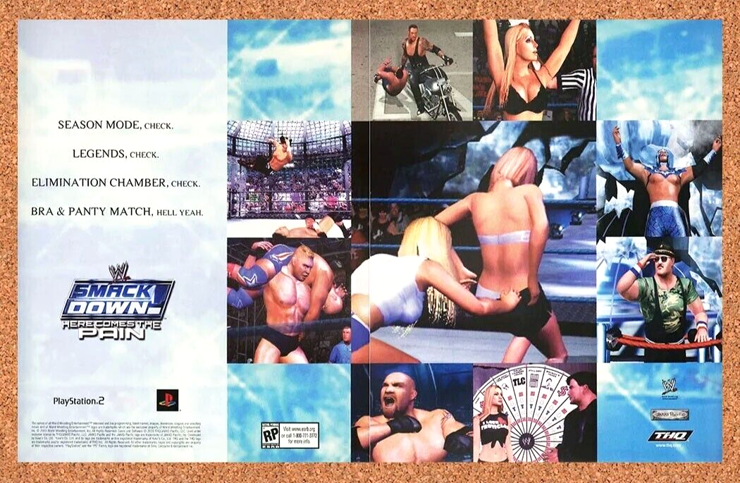 2005 WWE Smackdown Original Ad v1 - for just $21.49! 
