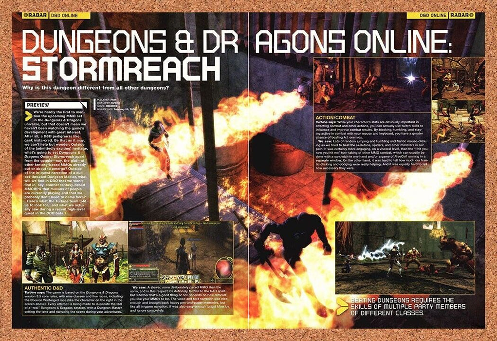 2006 Dungeons & Dragons Stormreach PC Original Video Game Ad - for just $21.49! 