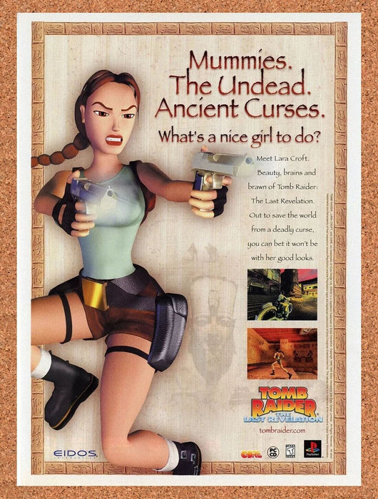1999 Tomb Raider The Last Revelation PS1 Original Ad - for just $17.99! 