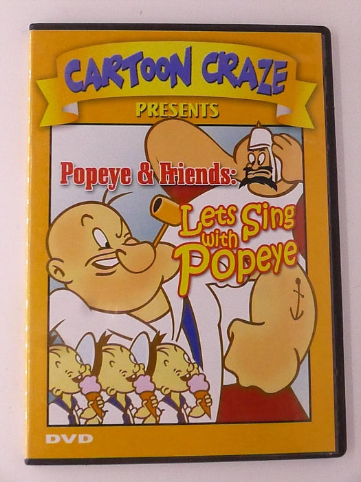 Cartoon Craze - Popeye and Friends Lets Sing with Popeye (DVD, 10 ep) - I1225 - for just $1.99! 