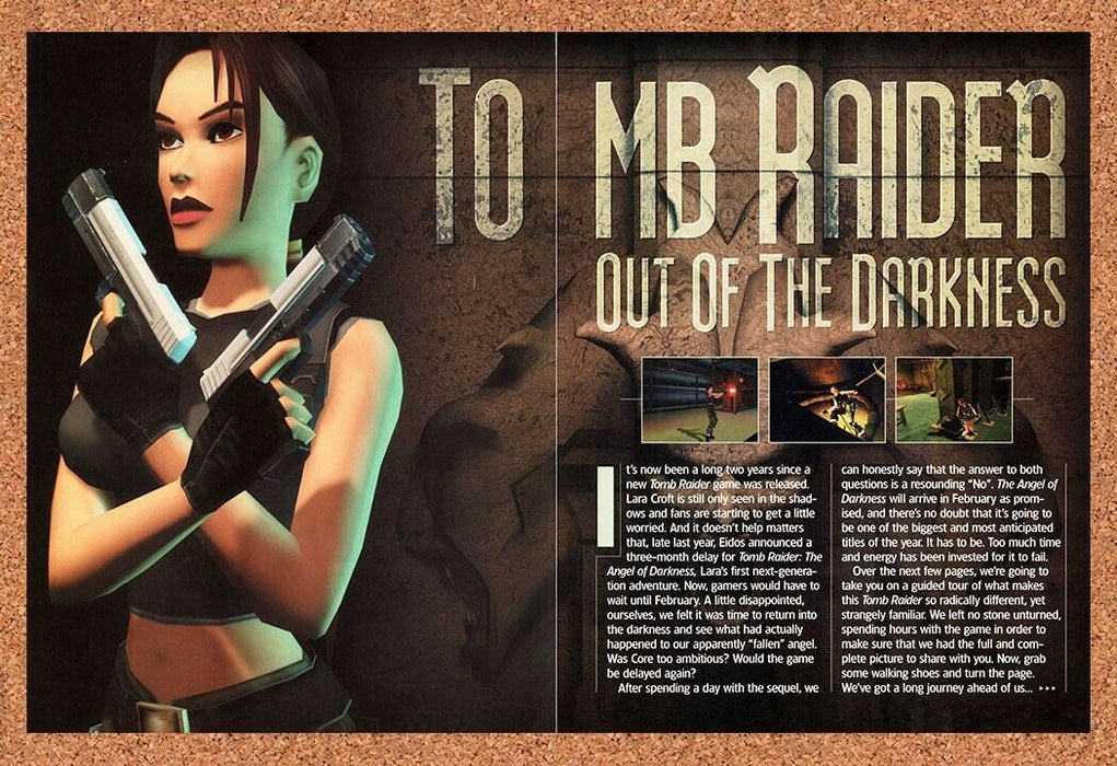 2003 Tomb Raider Angel Of Darkness PS2 Original Ad - for just $21.49! 