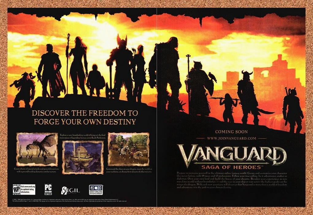 2006 Vanguard Saga PC Original Ad - for just $21.49! 
