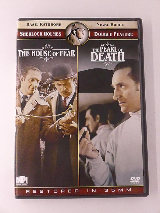 Sherlock Holmes - The House of Fear, The Pearl of Death (DVD, 2-film) - K7 - for just $3.25! 