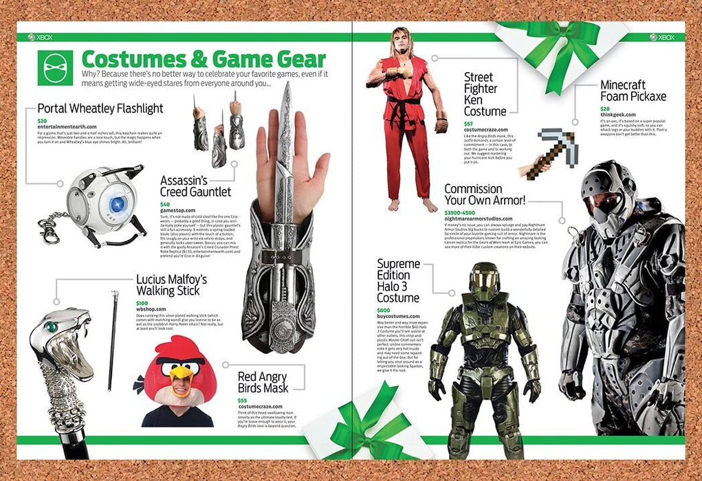 2012 Microsoft Xbox Costumes & Game Gear Original Ad v9 - for just $21.49! 