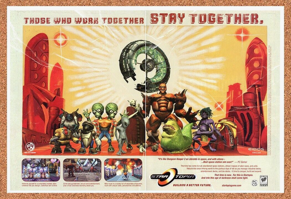 2003 Startopia PC Original Ad - for just $21.49! 