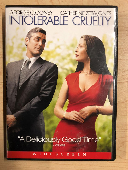 Intolerable Cruelty (DVD, 2003, Widescreen Edition) - J1231 - for just $1.99! 