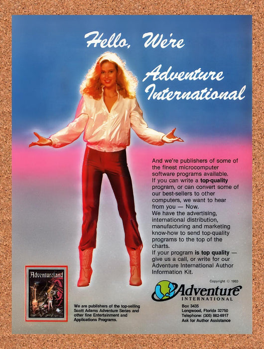 1983 Adventureland Atari Scott Adams Original Ad v1 - for just $18.49! 