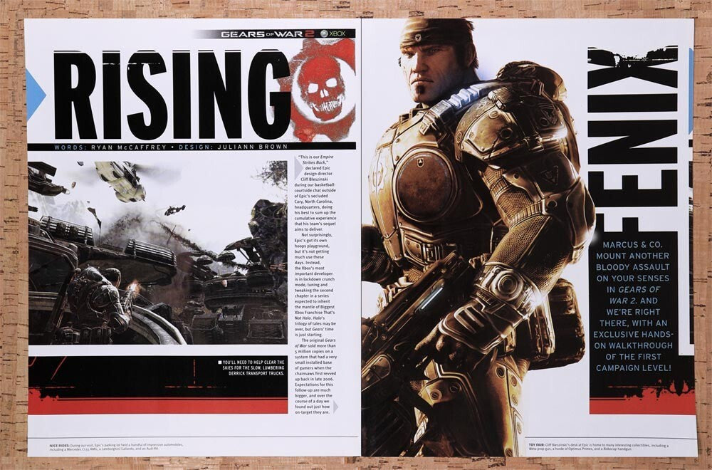 2008 Gears Of War 2 Rising Fenix Preview Original Ad v3 - for just $21.99! 