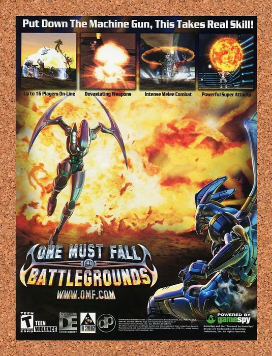 2005 One Must Fall Battlegrounds PC Original Ad - for just $17.99! 
