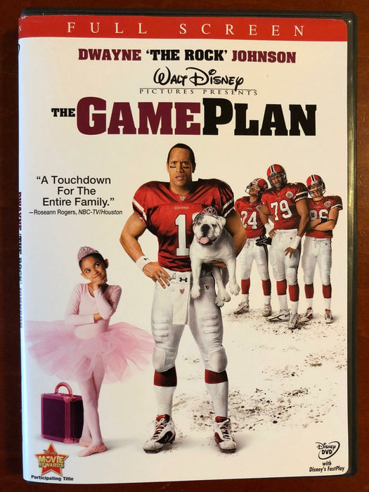 The Game Plan (DVD, 2007, Full Frame, Disney) - L02 - for just $1.99! 