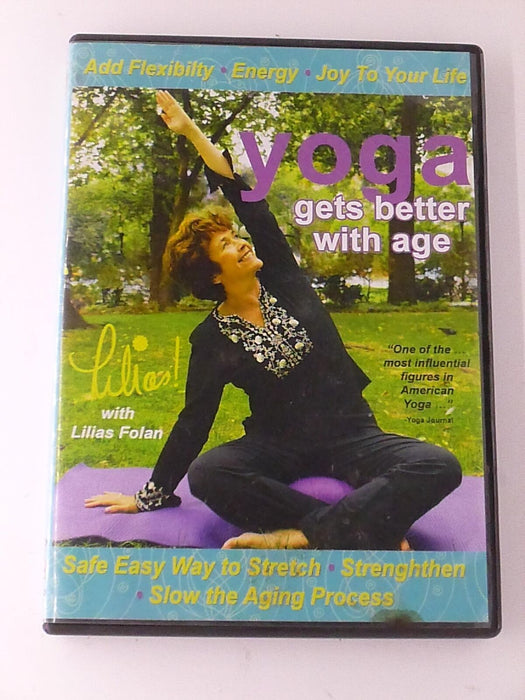 Yoga Gets Better with Age with Lillas Folan (DVD, exercise) - K0107 - for just $2.99! 