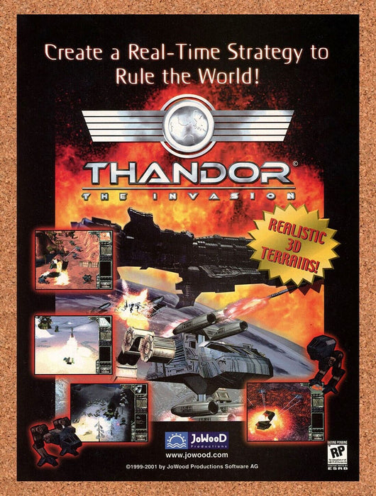 2001 Thandor The Invasion PC Original Ad - for just $17.99! 