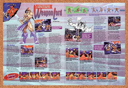 1995 WeaponLord SNES Original Ad v2 - for just $21.49! 