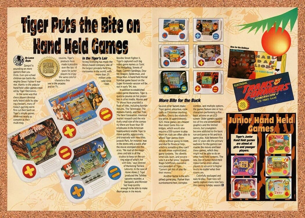 1993 Tiger Electronics Hand Held Games Original Ad v1 - for just $21.99! 