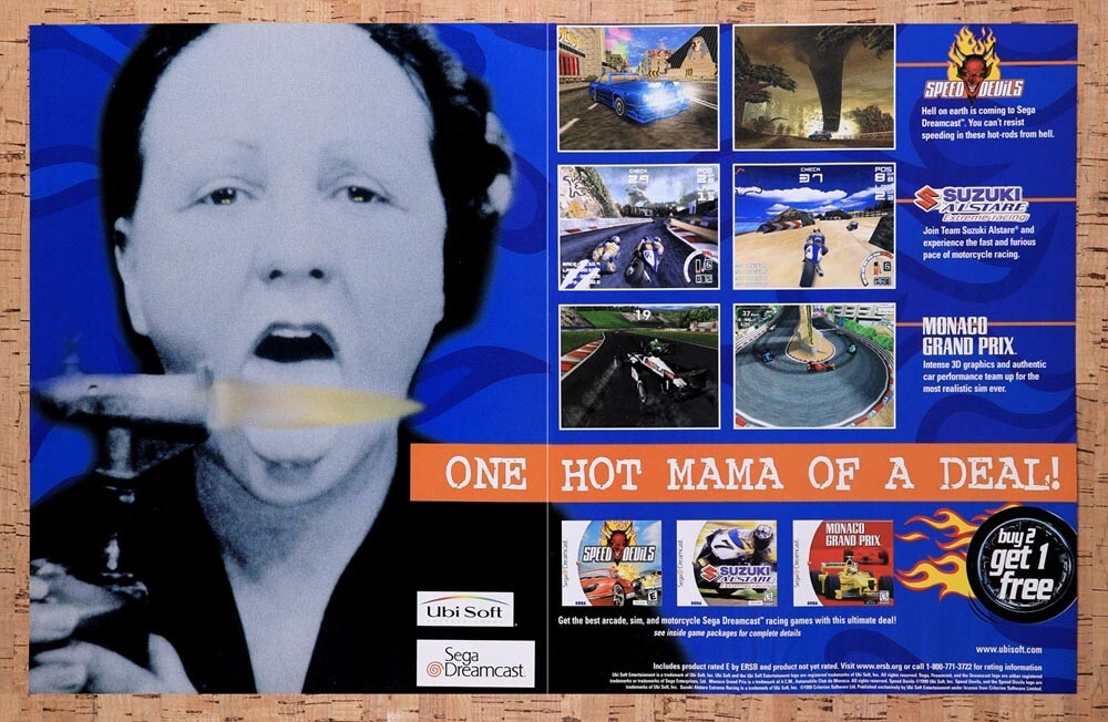 1999 Ubisoft Dreamcast Games Original Ad v4 - for just $21.49! 