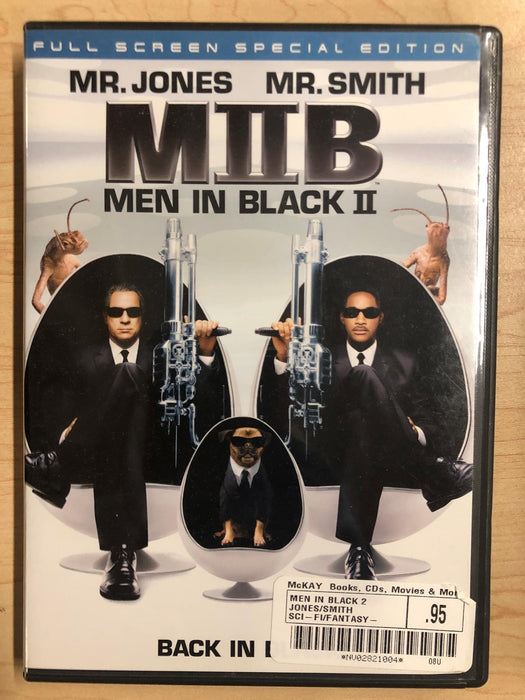 Men in Black 2 (DVD, 2002, Special Edition Full Frame) - L01 - for just $1.99! 