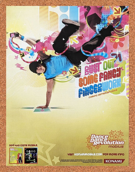 2008 Dance Dance Revolution Mobius Original Ad - for just $17.99! 