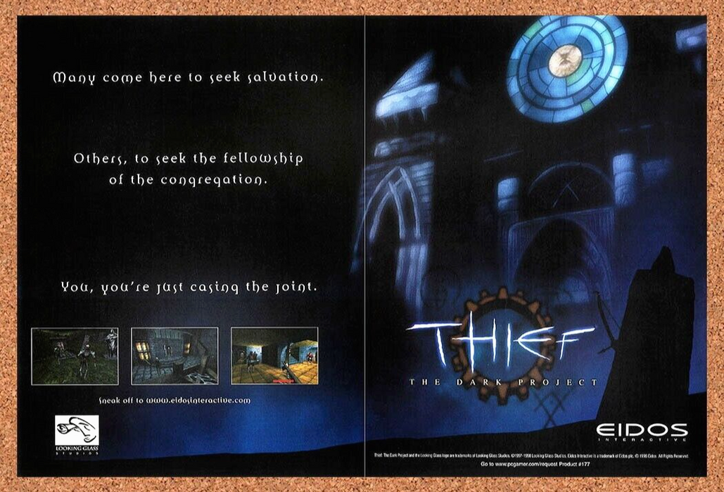 2000 Thief The Dark Project PC Original Ad v2 - for just $21.49! 