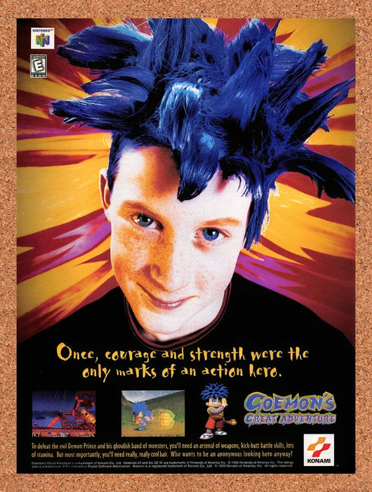 1999 Goemons Great Adventure N64 Original Ad v2 - for just $17.99! 