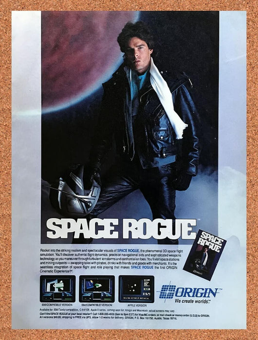 1990 Space Rogue Tandy Original Ad v1 - for just $15.29! 