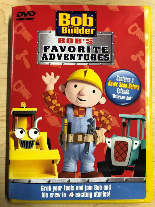 Bob the Builder - Bobs Favorite Adventures (DVD, 4 episodes) - K5 - for just $1.99! 