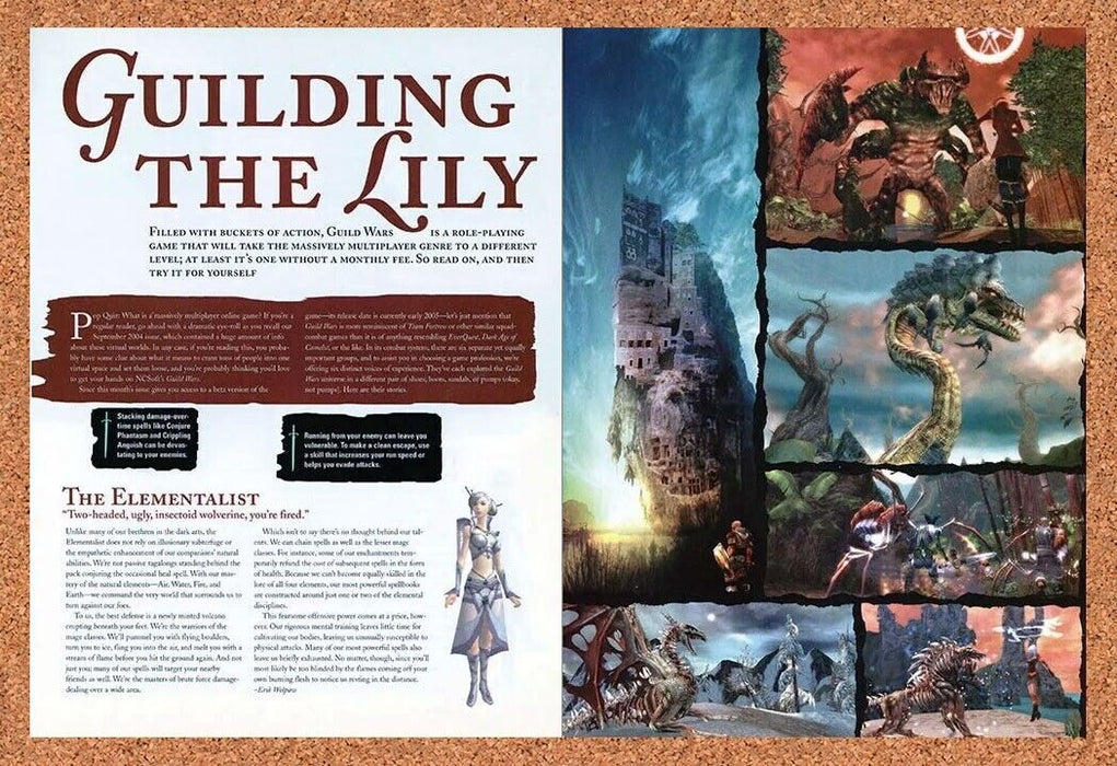 2006 Guild Wars PC Original Preview Ad - for just $21.49! 