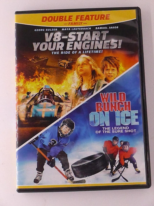 V8-Start Your Engines - Wild Bunch on Ice (DVD, double feature) - J0611 - for just $2.25! 
