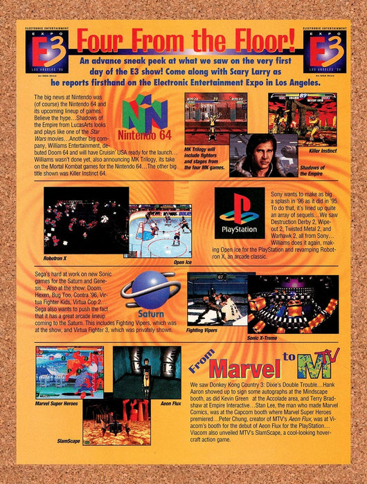 1997 E3 Expo Los Angeles Original Ad v8 - for just $17.99! 
