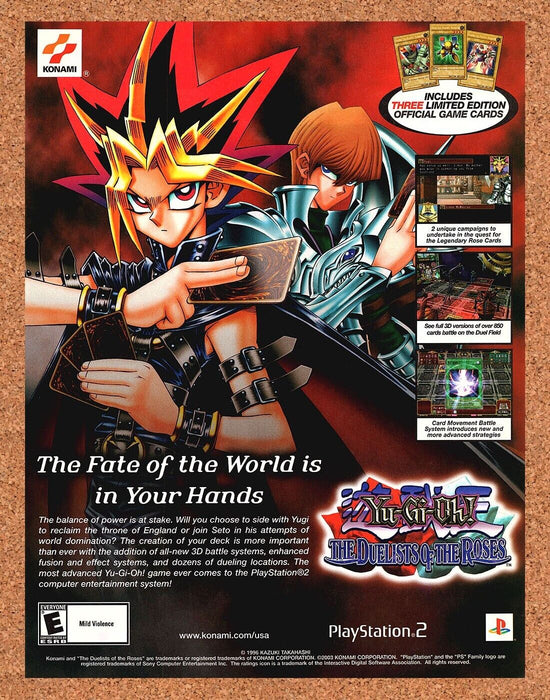 2003 Yu-Gi-Oh PS2 Original Ad v1 - for just $17.99! 