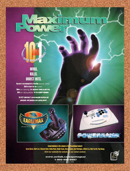 1996 Act Labs 10 In 1 Hyper Programmable Original Advertisement v4 - for just $19.49! 