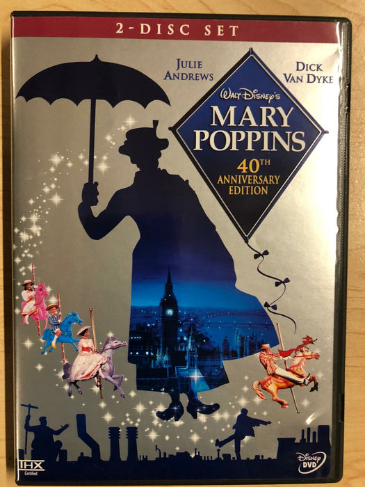 Mary Poppins (DVD, 1964, 2-Disc 40th Anniversary, Disney) - STK - for just $4.99! 