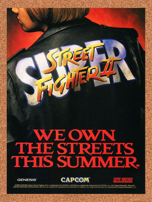 1994 Super Street Fighter II SNES Original Ad - for just $17.99! 