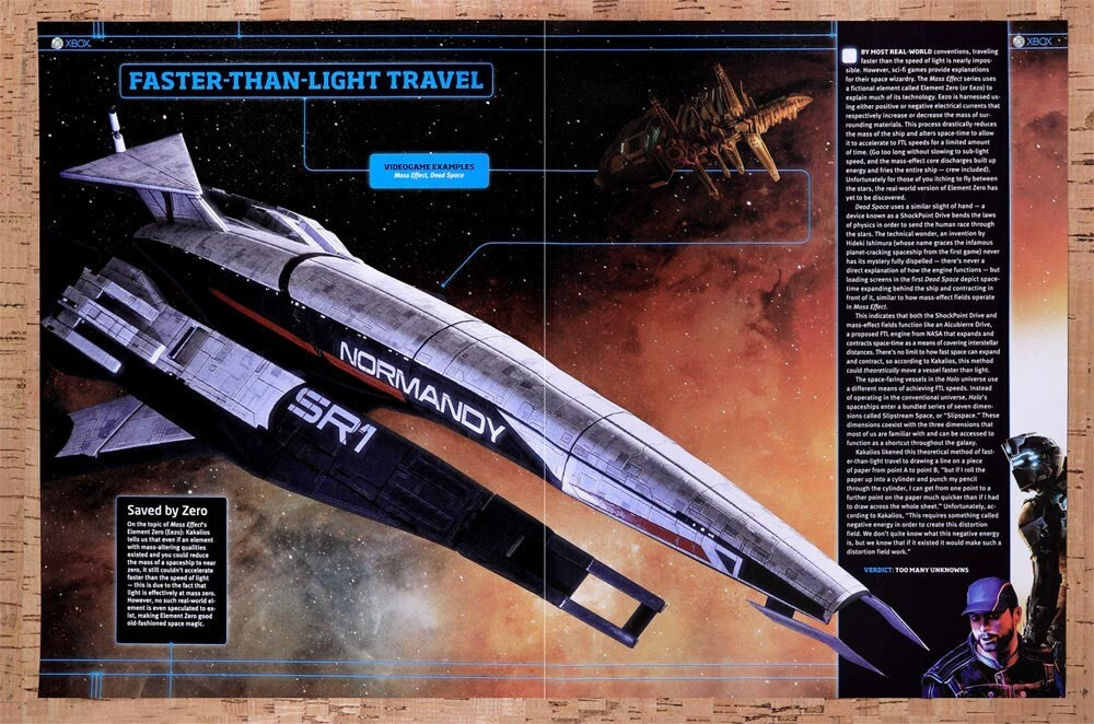 2013 Mass Effect SSV Normandy SR-1 Faster-Than-Light Travel Original Ad v2 - for just $22.29! 