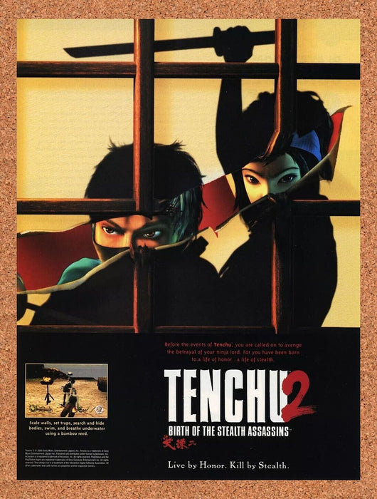 2002 Tenchu 2 PS1 Birth of the Stealth Assassins Original Ad - for just $17.99! 