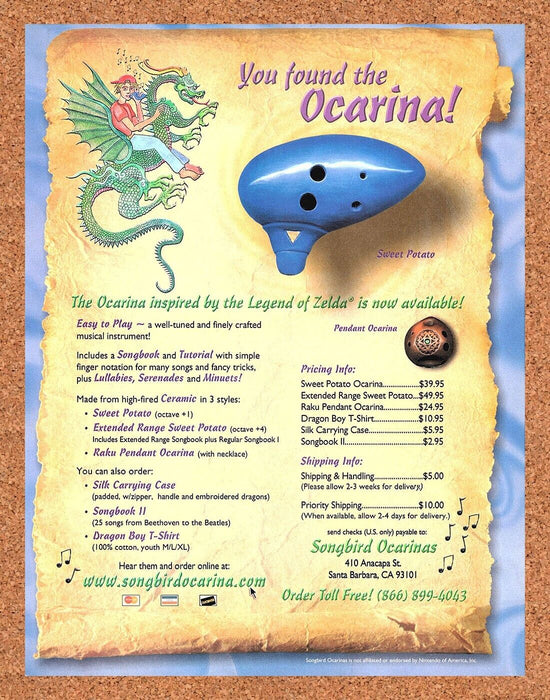 2002 Zelda GameCube Original Ocarina Sweepstakes Ad v1 - for just $17.99! 
