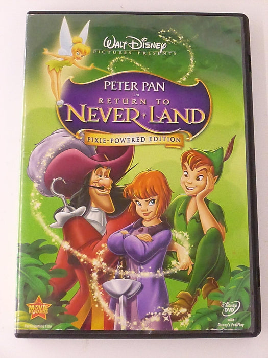 Peter Pan in Return to Neverland (DVD, Disney, 2002, Pixie Powered Ed.) - L04 - for just $2.99! 
