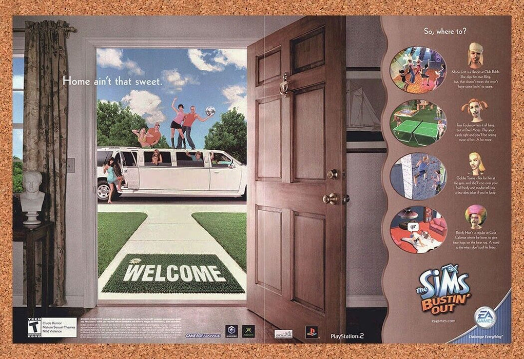 2003 The Sims Bustin' Out Original Ad v1 - for just $21.49! 