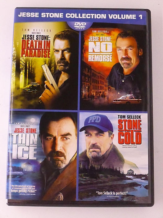 Jesse Stone - Death in Paradise, No Remorse, Thin Ice, Ston.. (DVD, 4-film) - K5 - for just $4.50! 