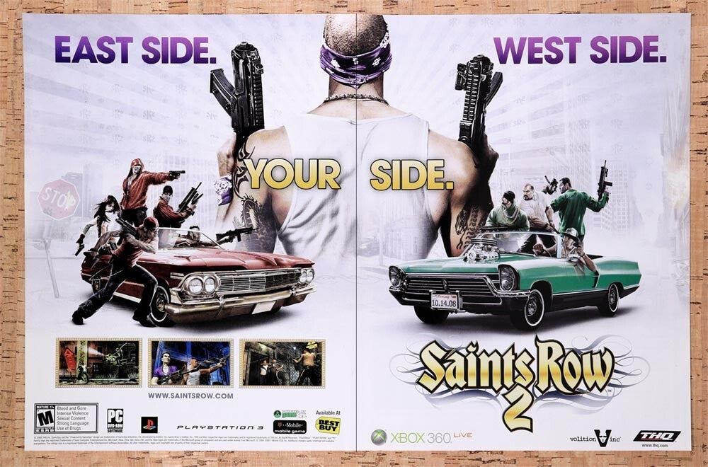 2008 Saints Row 2 Xbox 360 Original Ad v1 - for just $21.49! 