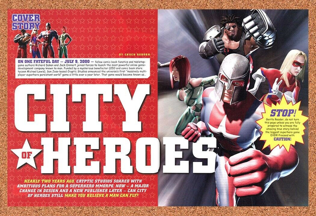 2005 City Of Heroes PC Original Ad - for just $21.49! 