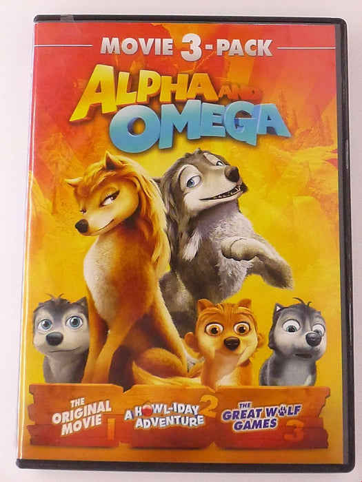 Alpha and Omega, Howl-Iday Adventure, The Great Wolf Games (DVD, 3-film) - H0321 - for just $5.99! 