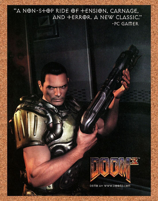 2006 Doom 3 PC Original Ad - for just $17.99! 