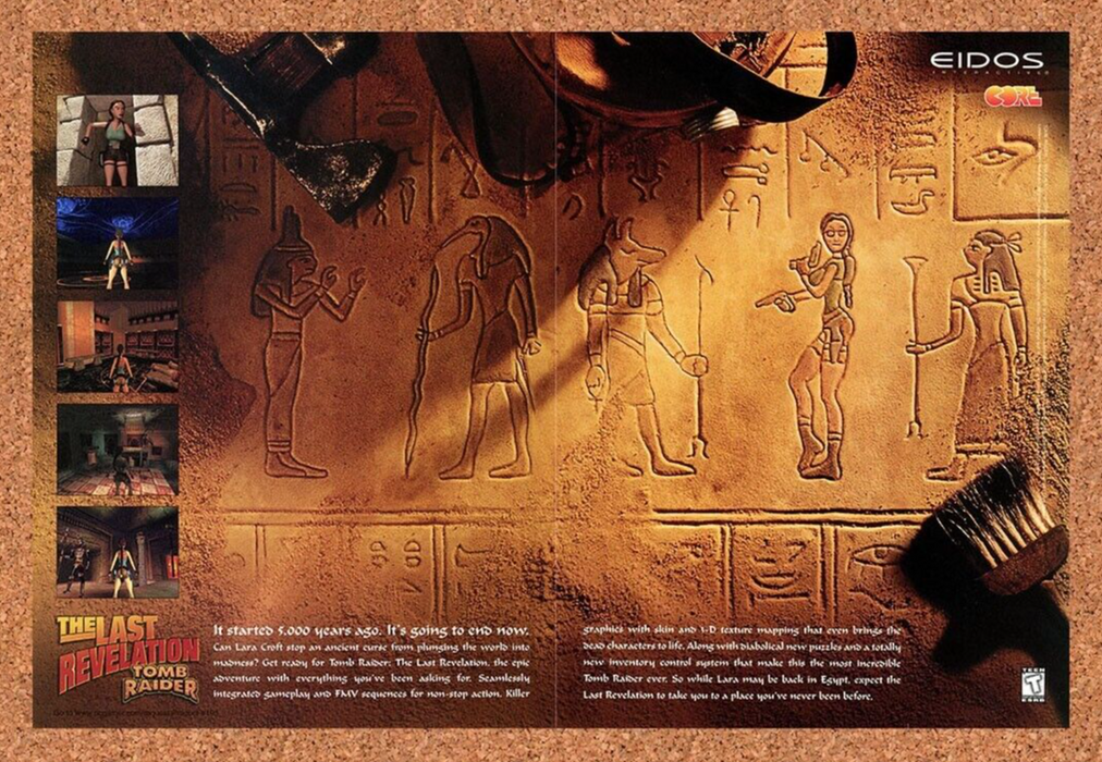 1999 Tomb Raider The Last Revelation PC Original Ad - for just $21.49! 