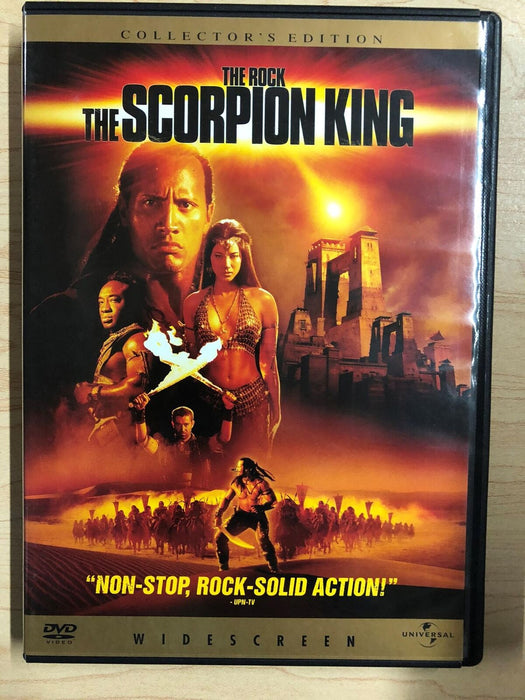 The Scorpion King (DVD, 2002, Widescreen, collectors edition) - J1231 - for just $1.99! 
